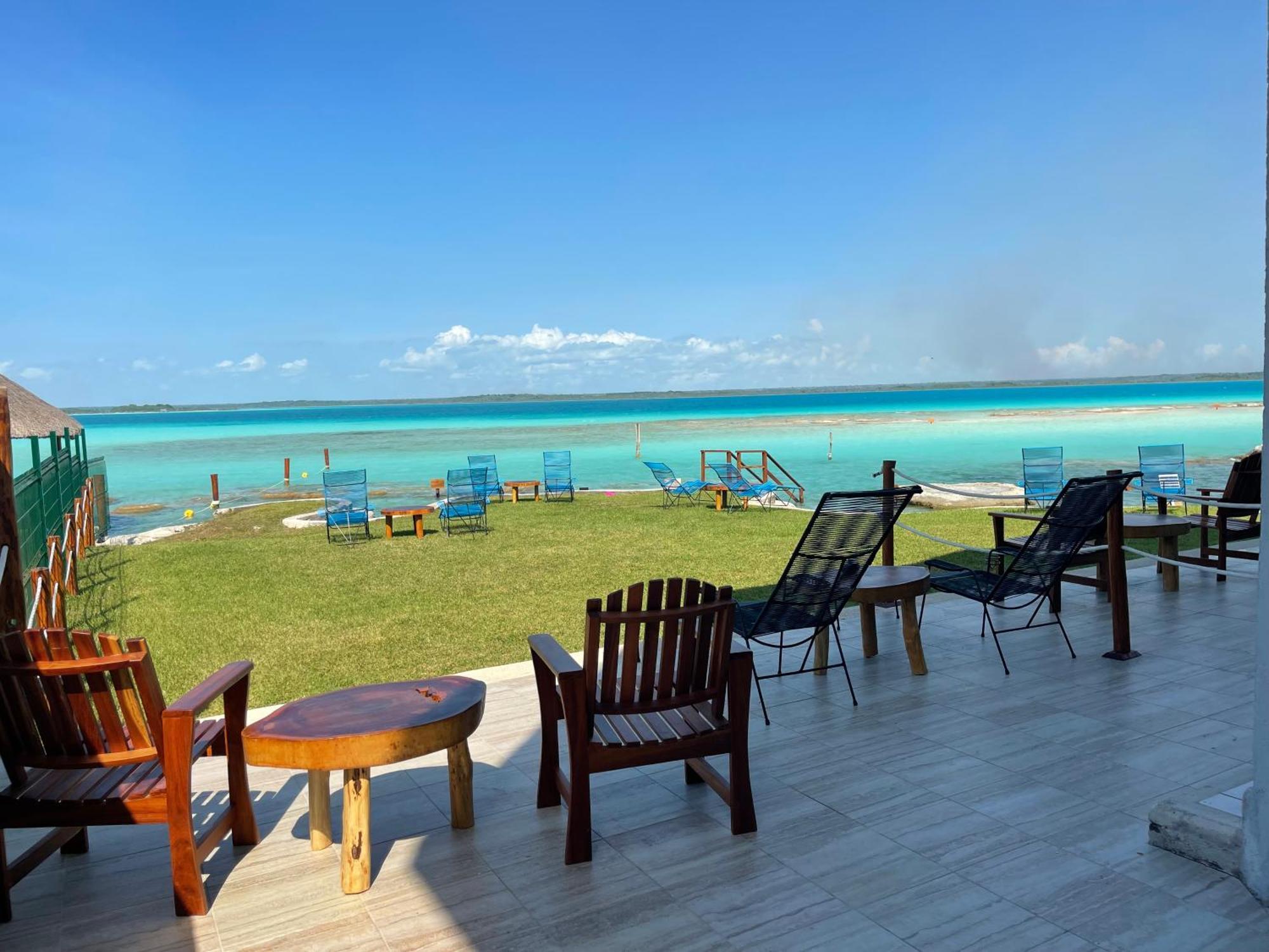 Blue Caribe Bacalar Front Lagoon Exterior foto