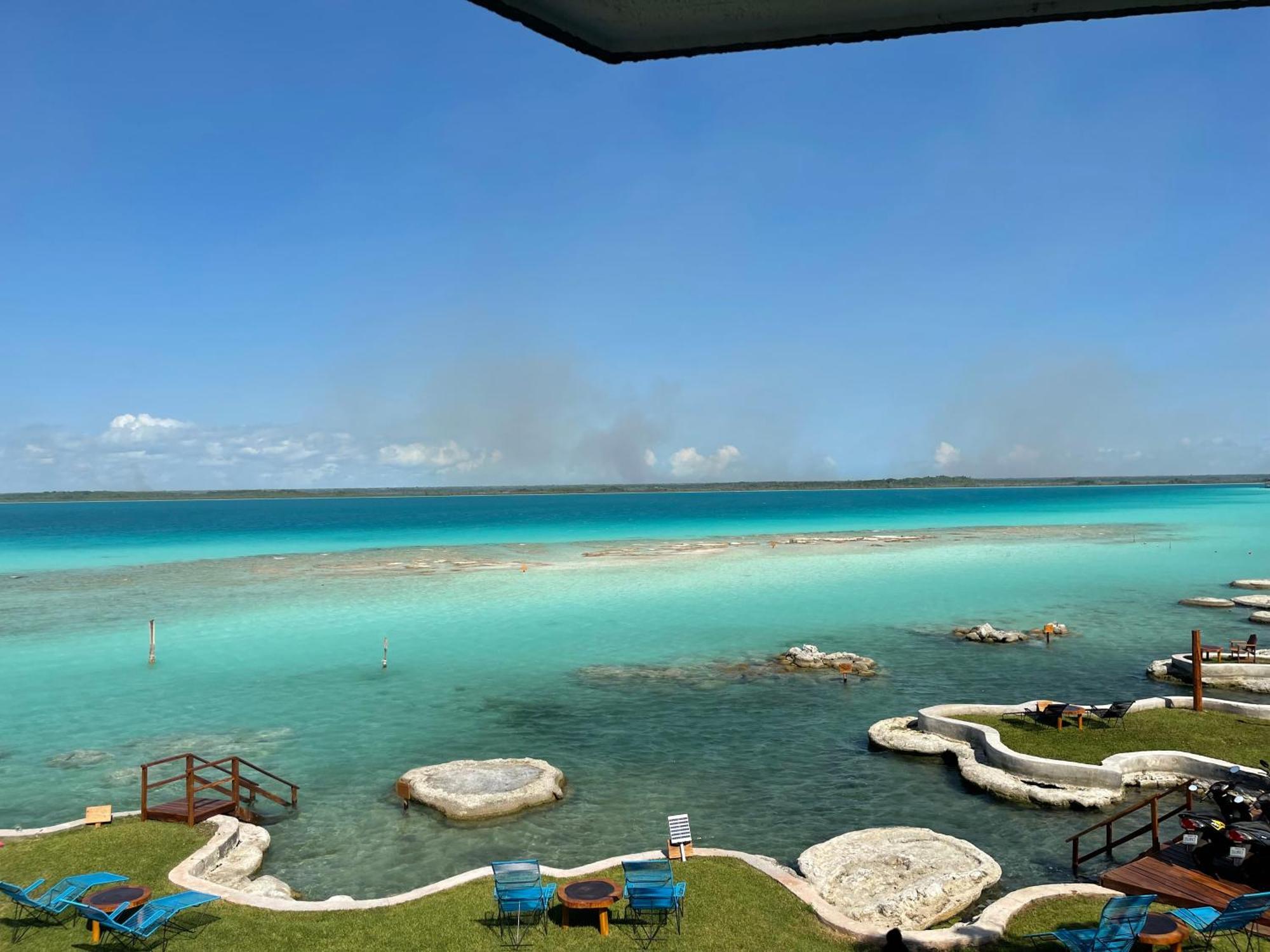 Blue Caribe Bacalar Front Lagoon Exterior foto
