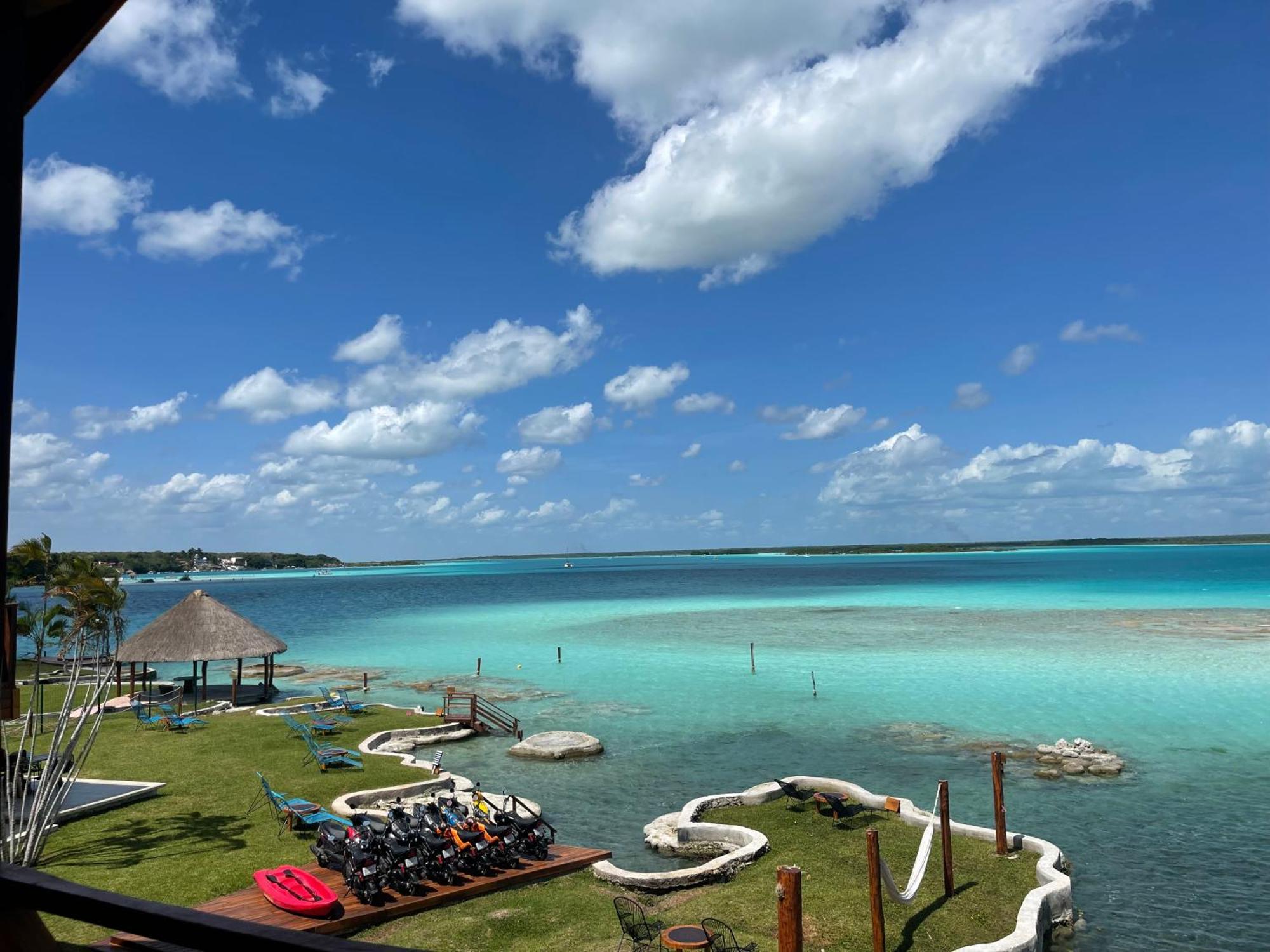 Blue Caribe Bacalar Front Lagoon Exterior foto