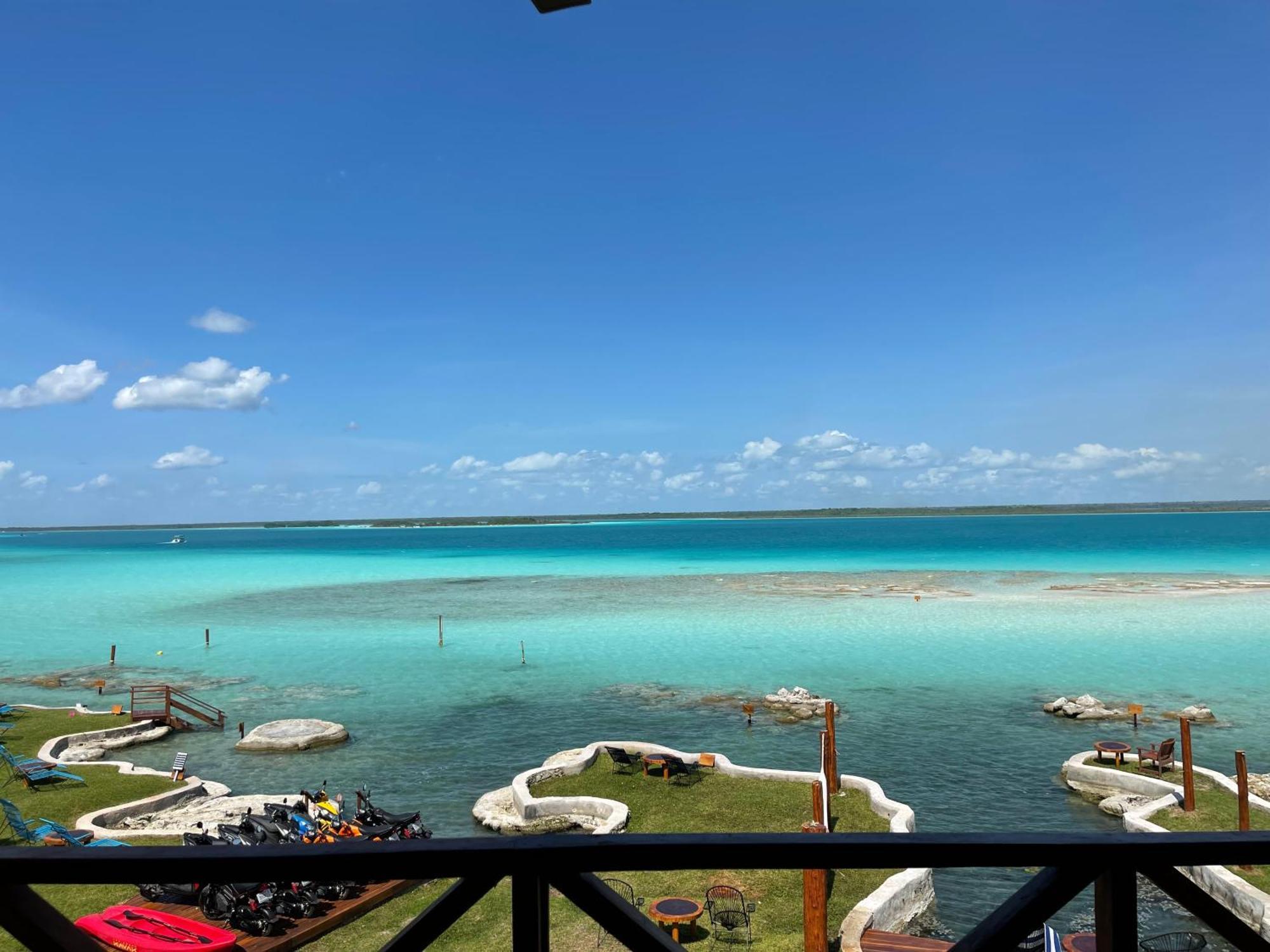 Blue Caribe Bacalar Front Lagoon Exterior foto