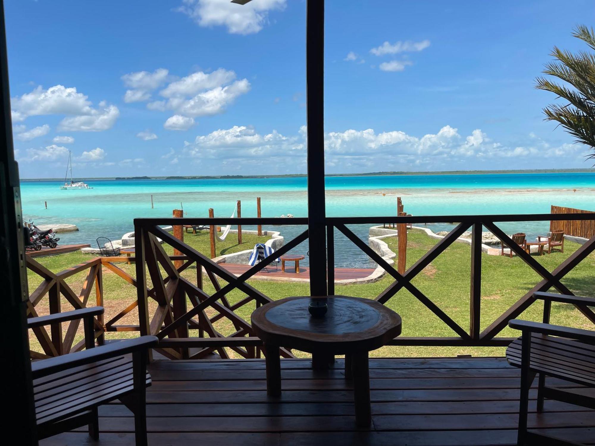 Blue Caribe Bacalar Front Lagoon Exterior foto