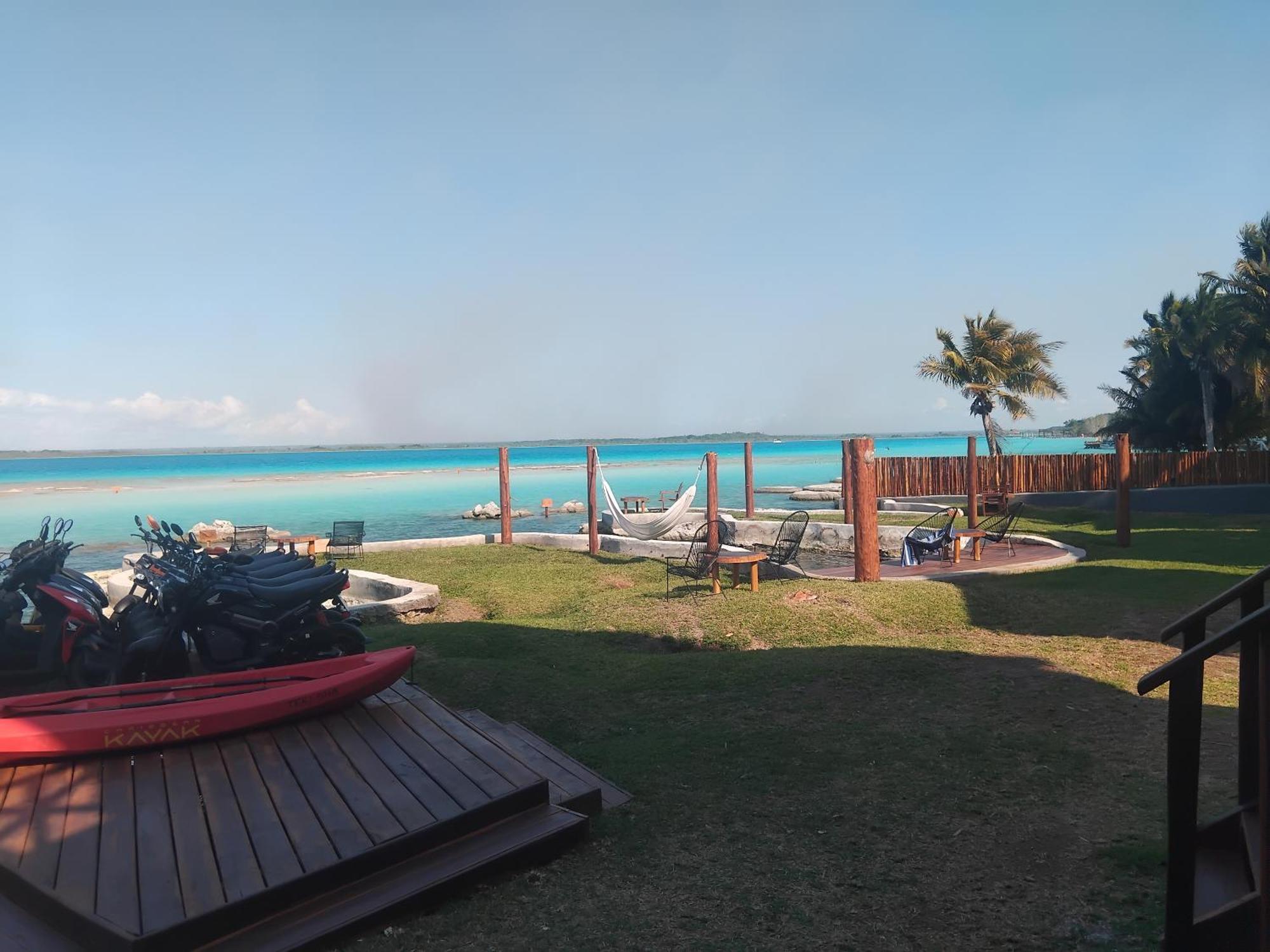 Blue Caribe Bacalar Front Lagoon Exterior foto