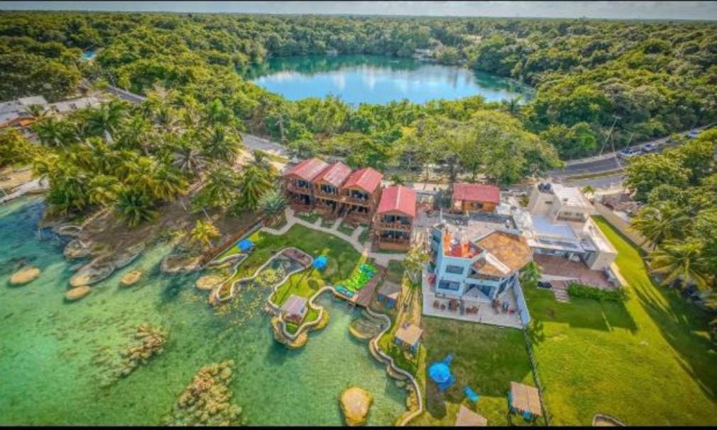 Blue Caribe Bacalar Front Lagoon Exterior foto